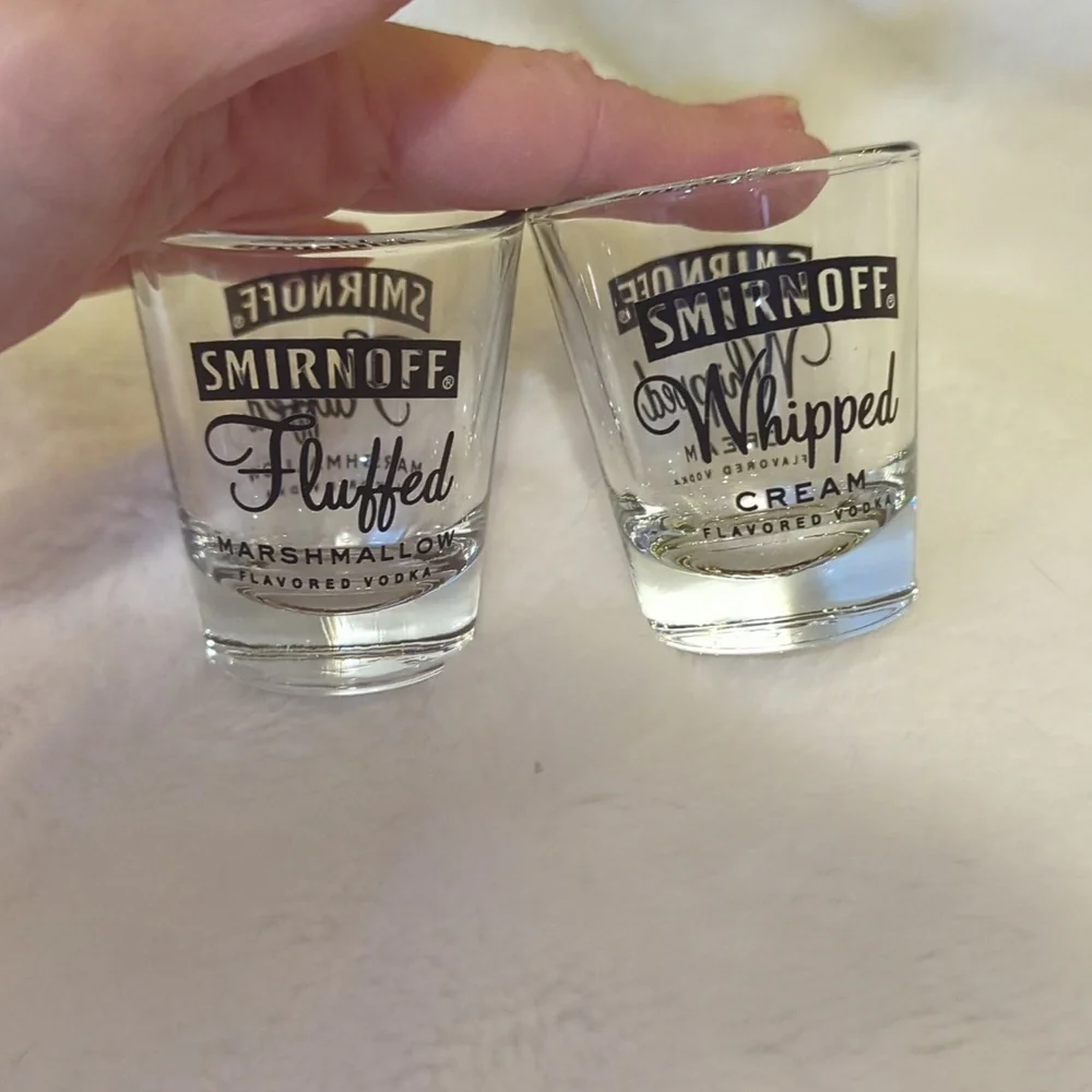 Smirnoff Whipped & Fluffed Shot Glasses